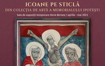 Expoziţia Icoane pe sticlă, în …