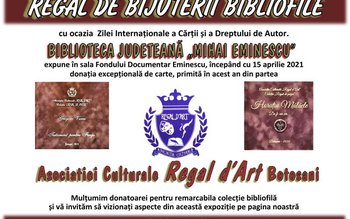 „Bijuterii” bibliofile expuse la Biblioteca …