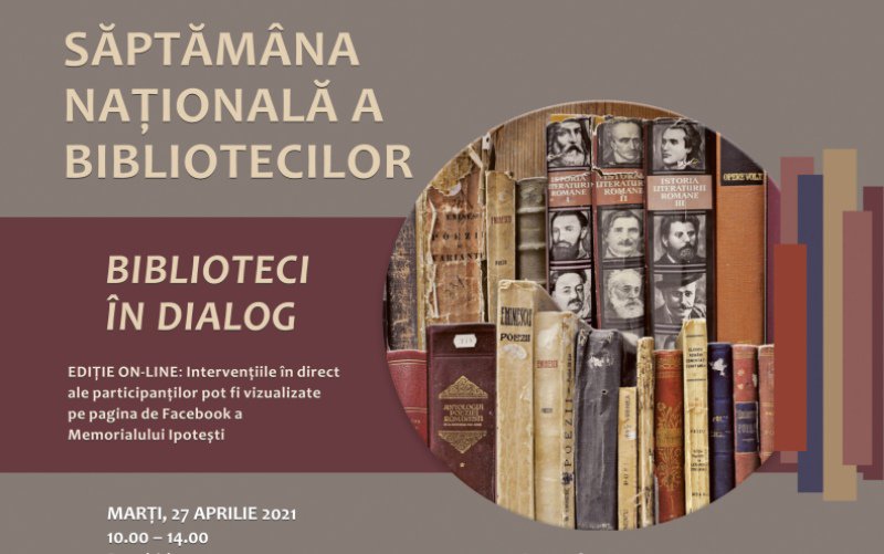 Dialogurile bibliotecilor la Memorialul Ipotești