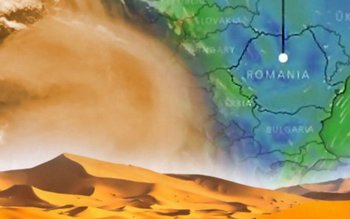 Norul de praf saharian lovește …