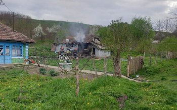 Incendiu la Brăești! Un tânăr …