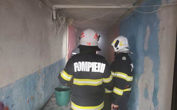 Incendiu izbucnit într-o garsonieră din …