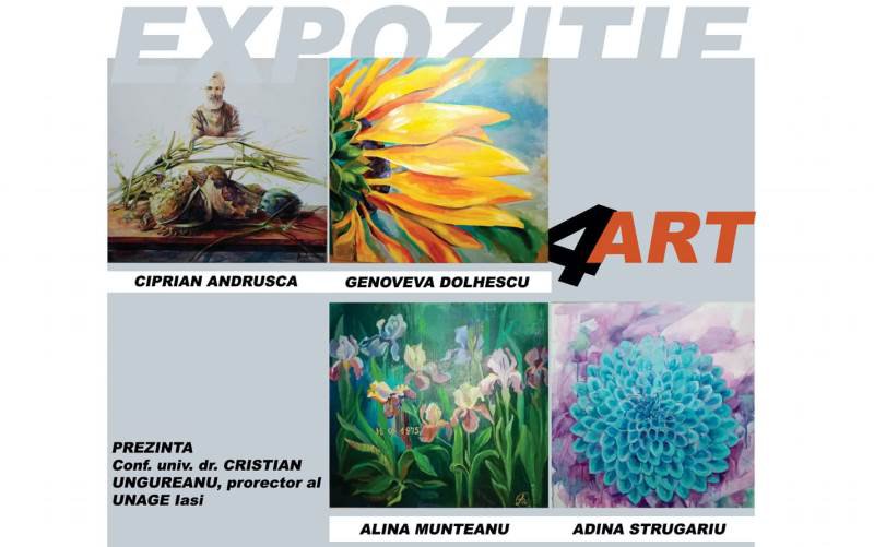 Expoziție 4 ART la Galeriile de Artă Ștefan Luchian Botoșani