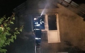 Incendiu generat de un coș …