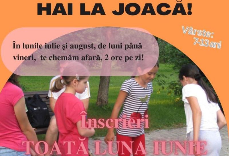 Botoșani: Hai la joacă! - invitație pentru copii în vacanța de vară - FOTO