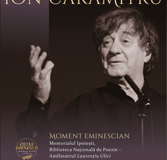Moment eminescian, cu Ion Caramitru, la Memorialul Ipotești, pe 15 iunie