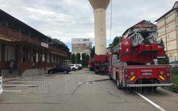Incendiu la un supermarket din …