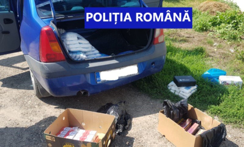 Șofer de 72 de ani prins cu țigări de contrabandă în portbagaj