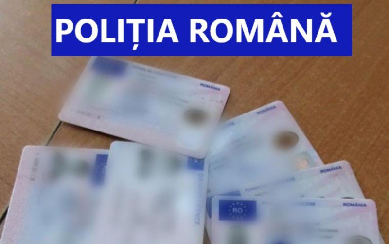 Peste 40 de permise de conducere reținute de polițiștii rutieri