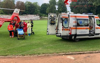 Elicopter SMURD solicitat la Dorohoi …