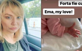 Cristina Cioran și-a adus fetița …