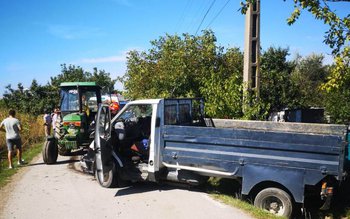 Soți răniți în urma coliziunii …