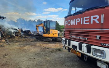 Incendiu puternic la o gospodărie …