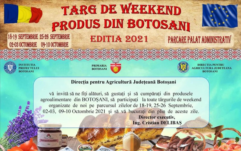 Târg de week-end - Produs din BOTOȘANI – ediția 2021