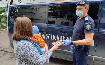 Un jandarm aflat în afara …