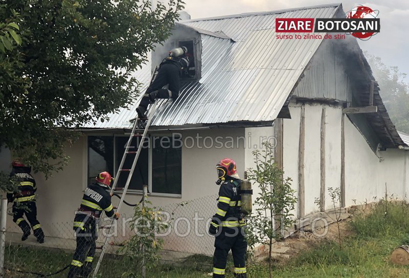 Incendiu la Dorohoi! O acțiune iresponsabilă putea genera o tragedie – FOTO