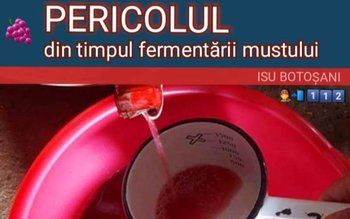 ATENȚIE! Nu puneți mustul la …