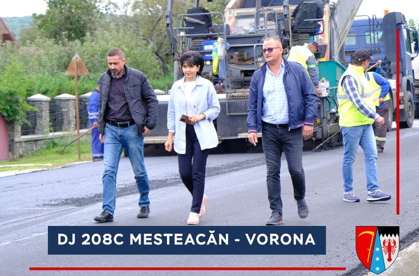 Zeci de kilometri de drumuri județene au fost asfaltați - FOTO