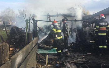 Incendiu a izbucnit într-o gospodărie …