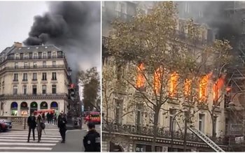 Incendiu de proporții la Paris, …