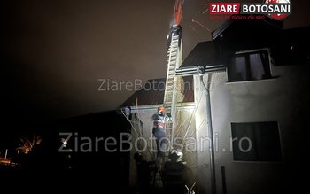 Incendiu lângă Dorohoi! Pompierii au …