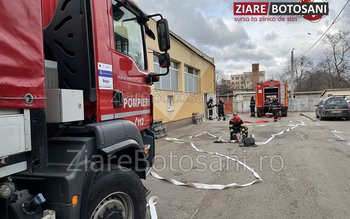 Peste 30 de pompieri angrenați …