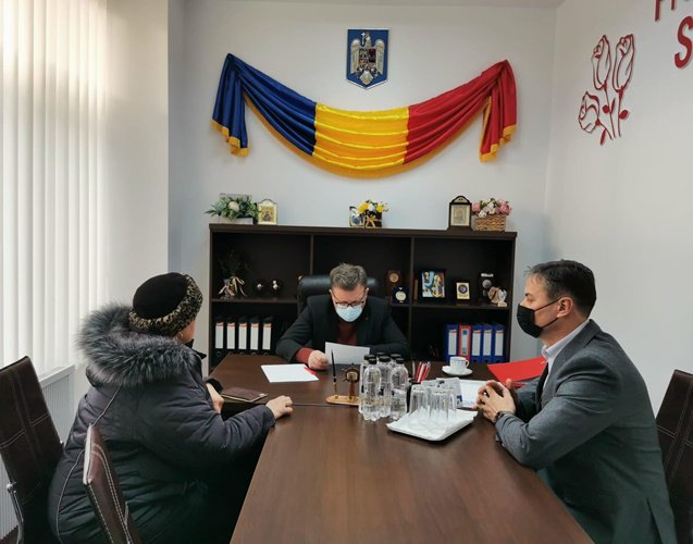 Ministrul botoșănean al Muncii, Marius Budăi în vizită de lucru la Dorohoi, cu audiențe la cabinetul deputatului Dan Șlincu - FOTO