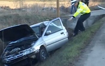 Mașină găsită în șant de …