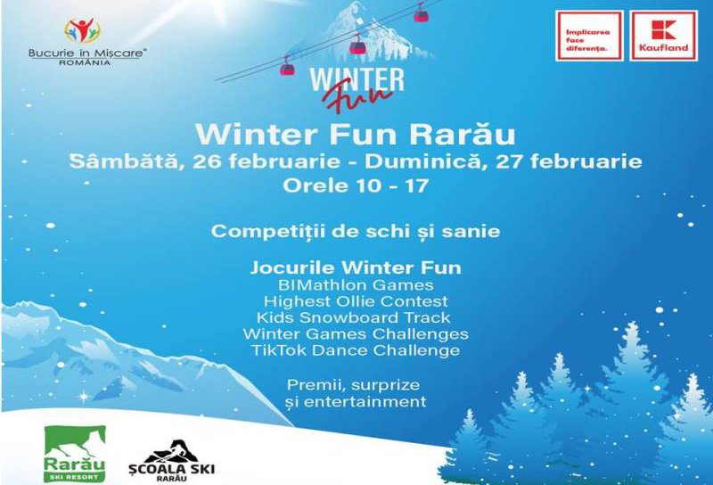 Bucurie în Mișcare - Winter Fun Rarău: un weekend plin de distracție, mișcare și competiții