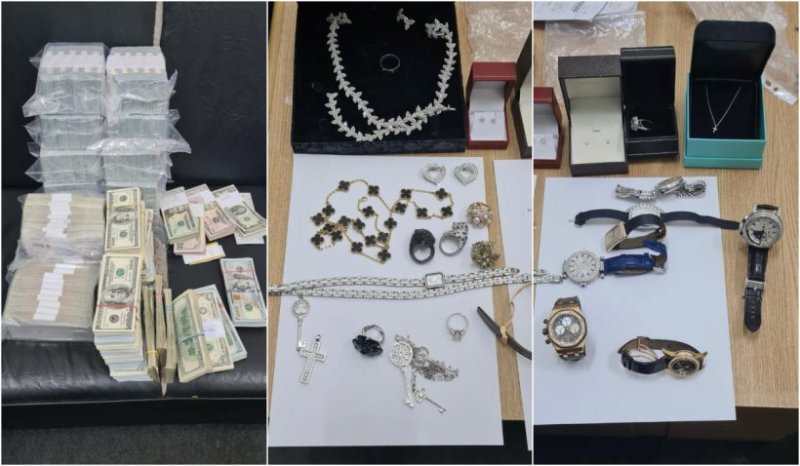 Doi soți ucraineni au fost prinși în vamă cu 1,6 milioane de dolari cash, bijuterii și ceasuri