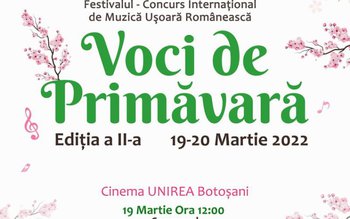 Botoșani: Festivalul-Concurs Internaţional de Muzică …