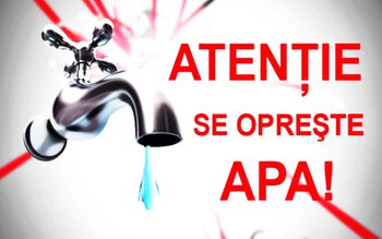 Se oprește apa în Botoșani! …