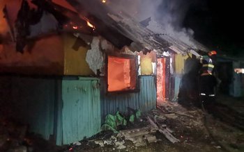 Casă din Pomârla cuprinsă de …