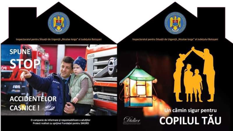 Campania de informare a ISU Botoșani: STOP accidentelor casnice în care sunt implicați copiii!