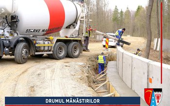 Sector din Drumul „Mănăstirilor” pregătit …
