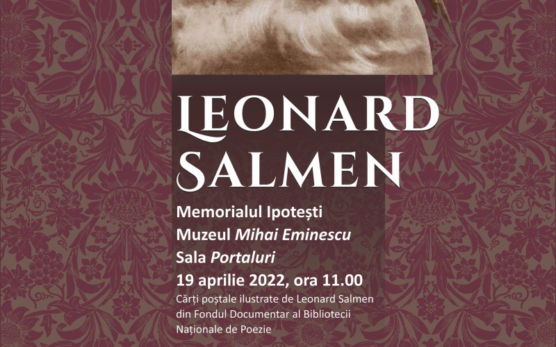 Expoziție de Cărți poștale ilustrate de Leonard Salmen din Fondul Documentar al Bibliotecii Naționale de Poezie
