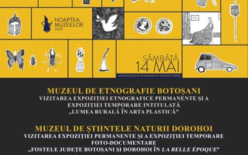 Muzeul Județean Botoșani organizează Noaptea …