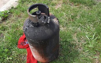 Bucătărie de vară distrusă de …