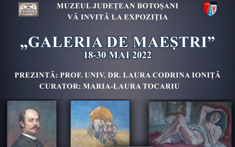 Botoșani: Expoziția „Galeria de maeștri”