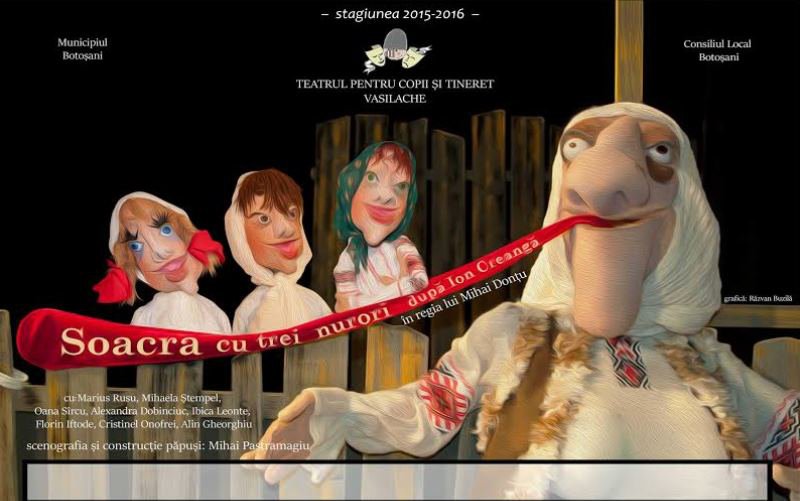 „Soacra cu trei nurori” în această săptămână la Teatrul „Vasilache”