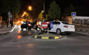 Accident într-o intersecţie din Botoșani