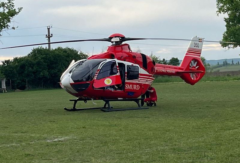 Elicopter SMURD solicitat la Dorohoi pentru un bărbat care a suferit un infarct miocardic acut