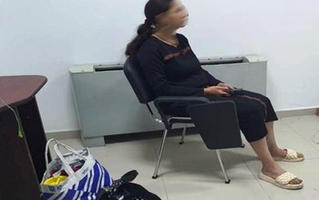 Reţinută de poliţiştii de frontieră …