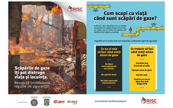Explozie urmată de un incendiu …