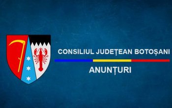 UAT Județul Botoșani organizează Concurs …