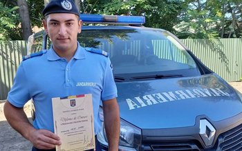 Un jandarm botoșănean a primit …
