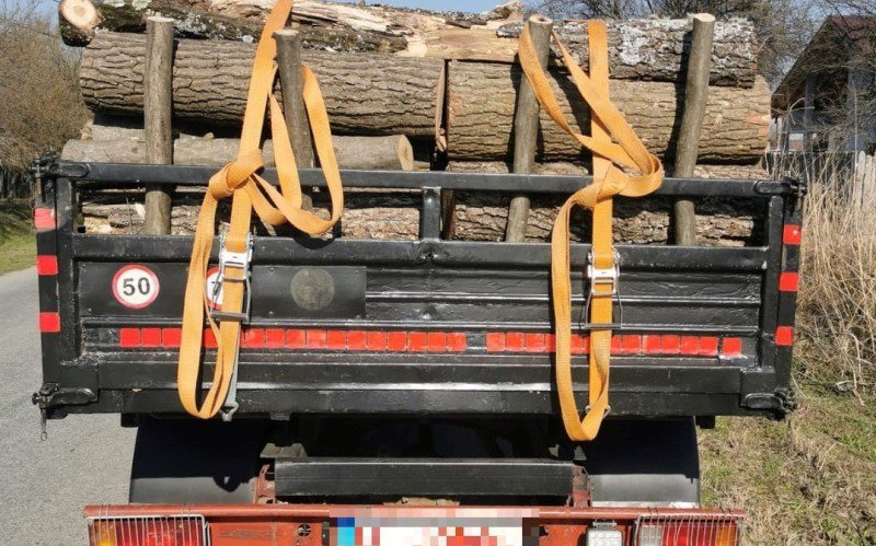 Transportul ilegal de lemn vine cu amenzi şi cu confiscarea materialului lemnos