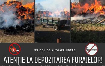 Atenție la depozitarea furajelor