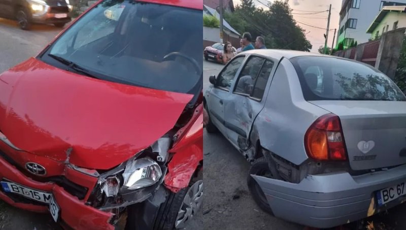 Botoșănean implicat într-un accident cu două mașini în Iași