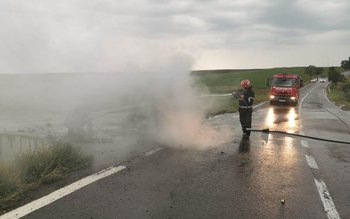 Accident! O mașină a izbit …